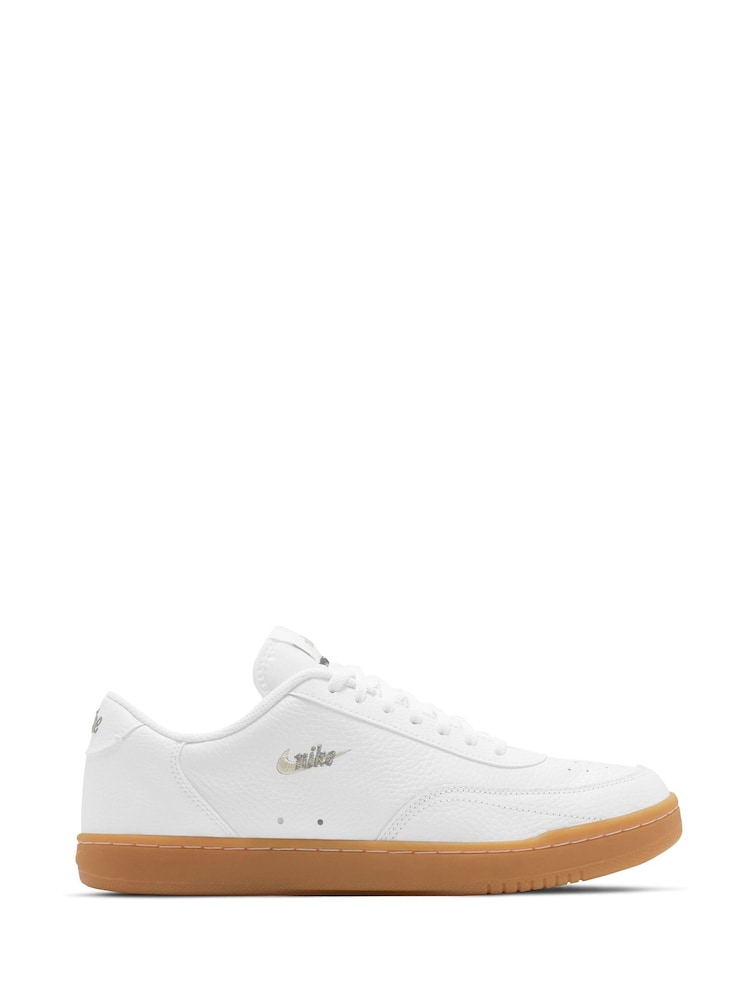 Nike White Court Vintage Premium Trainers - Image 1 of 6