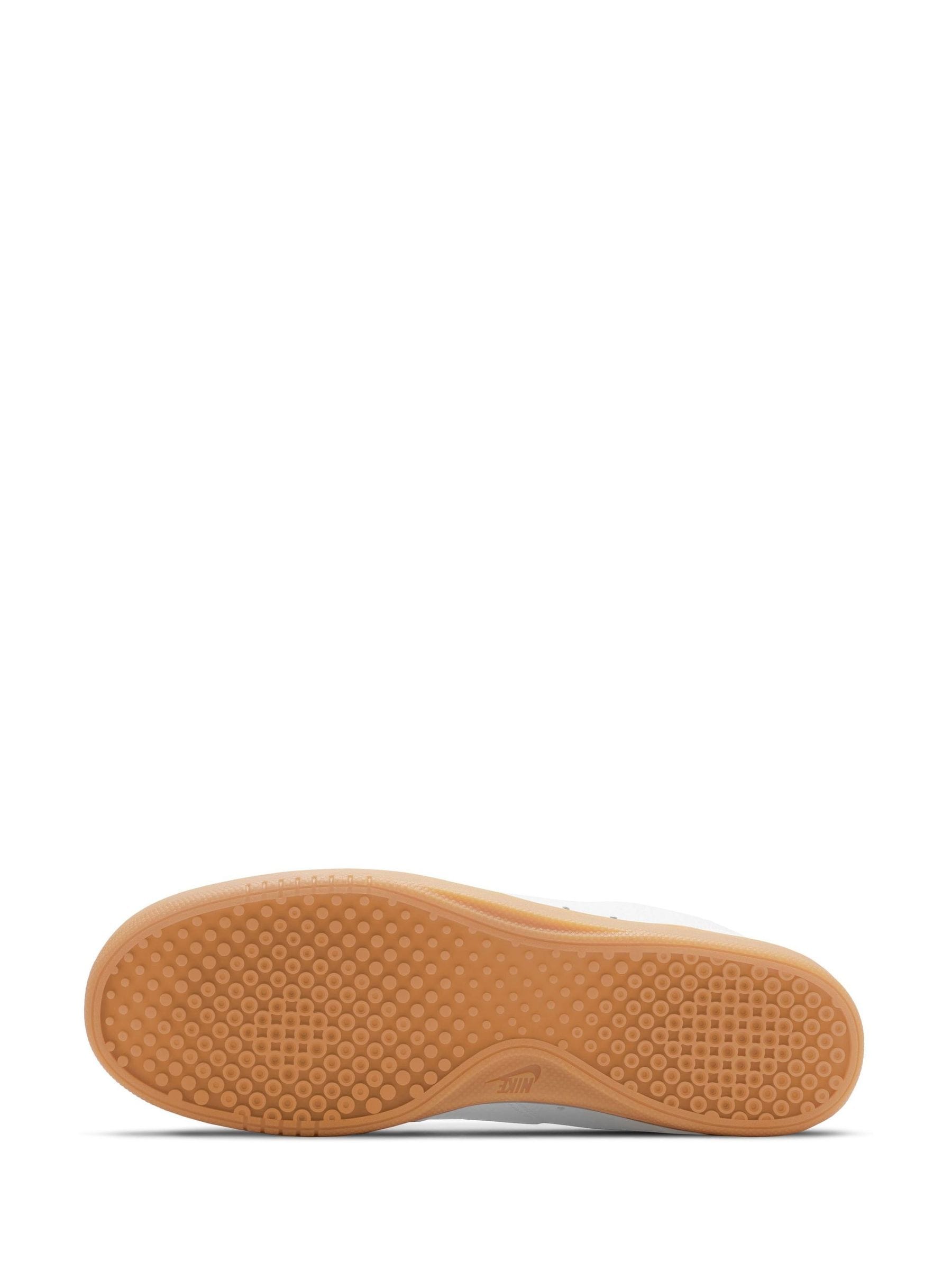 nike white & orange court vintage premium trainers