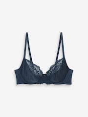 Navy Blue/Pink 2 Pack Non Pad Full Cup Bras 2 Pack - Image 5 of 5
