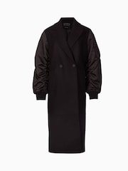 AllSaints Black Paulah Coat - Image 7 of 7
