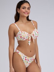 قطعة بيكيني عُلوية مكشوفة مطبوعة Positano من Boux Avenue - Image 5 of 7