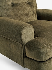 Plush Chenille Moss Green Delia Accent Chair - Image 2 of 9