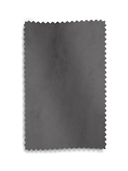 Grey Charcoal Matte Velvet Pencil Pleat Super Thermal Curtains - Image 7 of 8
