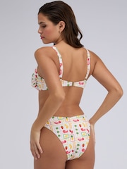 قطعة بيكيني سفلية تصميم سروال داخلي مطبوعة Positano من Boux Avenue - Image 5 of 5