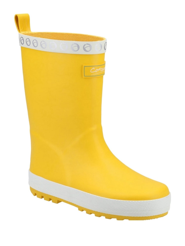 Cotswold Childrens Yellow Waterproof Prestbury Wellies - Image 1 of 4