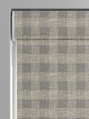 Laura Ashley Grey Gingham Made To Measure Roman Blinds - Image 3 of 6