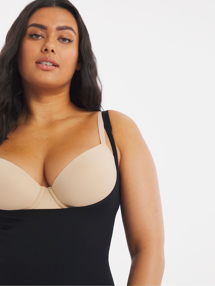 Simply Be Black Magisculpt Wear Your Own Bra Seamfree Control Body - Image 4 of 4