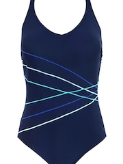 Pour Moi Navy Blue Energy Chlorine Swimsuit - Image 4 of 5