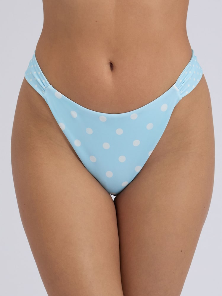 Boux Avenue Blue Soneva Tanga Brief Bikini Bottoms - Image 1 of 4 Boux Avenue Blue Soneva Tanga Brief Bikini Bottoms - Image 1 of 4