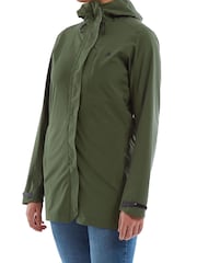 Altura Womens Green Grid Parka Waterproof Jacket - Image 1 of 8