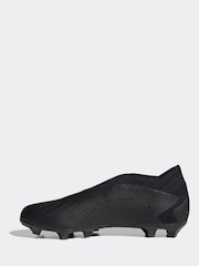 adidas Black Adult Predator Accuracy.3 Laceless Firm Ground Boots - Image 2 of 10