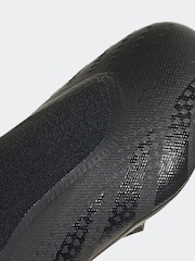 adidas Black Adult Predator Accuracy.3 Laceless Firm Ground Boots - Image 8 of 10