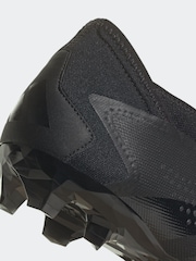 adidas Black Adult Predator Accuracy.3 Laceless Firm Ground Boots - Image 9 of 10