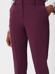 Hobbs Adelia Purple Tapered Trousers - Image 3 of 4