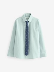 Blue Check Waistcoat, Shirt & Tie Set (12mths-16yrs) - Image 3 of 6