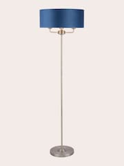 Laura Ashley Navy Sorrento Three light Complete Floor Lamp - Image 4 of 5