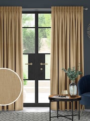 Gold Jaya Made To Measure Curtains - Image 1 of 9