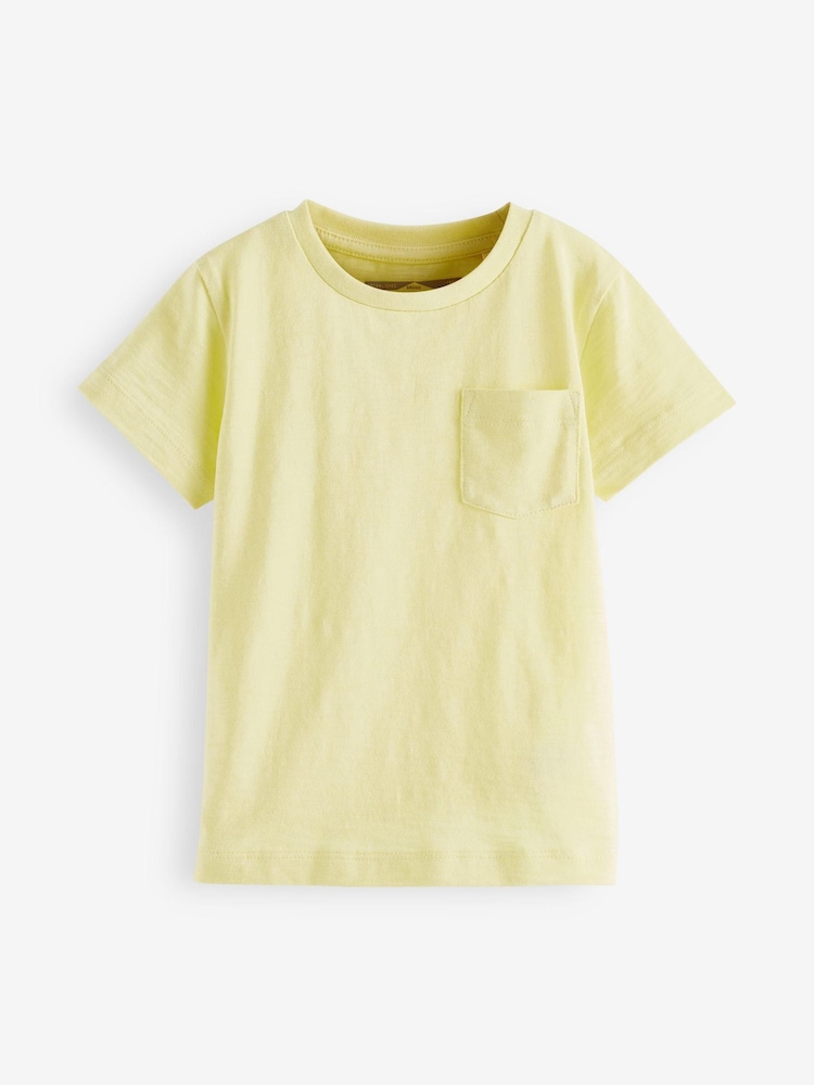 Yellow Short Sleeve Plain T-Shirt (3mths-7yrs) - Image 1 of 2