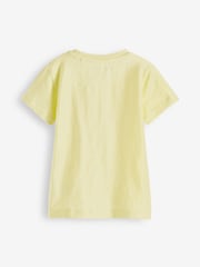 Yellow Short Sleeve Plain T-Shirt (3mths-7yrs) - Image 2 of 2