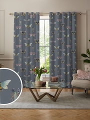 Voyage Storm Grey Fray Made to Measure Curtains - Image 1 of 9