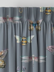 Voyage Storm Grey Fray Made to Measure Curtains - Image 5 of 9