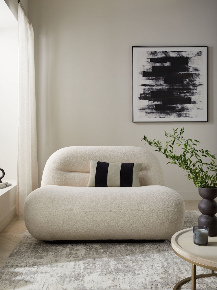 Soft Cosy Bouclé Ivory Otis Sofa - Image 1 of 8