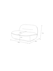 Soft Cosy Bouclé Ivory Otis Sofa - Image 8 of 8
