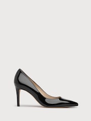 LK Bennett Black Tilly Pointed Ballerina Flats - Image 1 of 4
