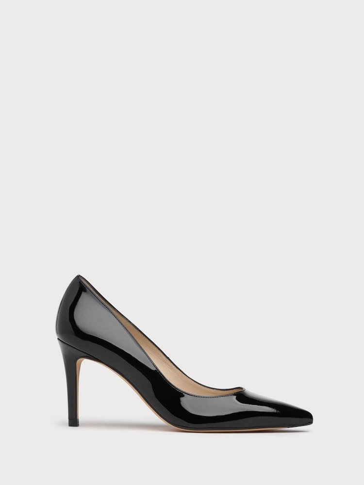 LK Bennett Black Tilly Pointed Ballerina Flats - Image 1 of 4