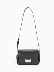 AllSaints Black Frankie Cross-Body Bag - Image 4 of 8