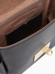 AllSaints Black Frankie Cross-Body Bag - Image 7 of 8