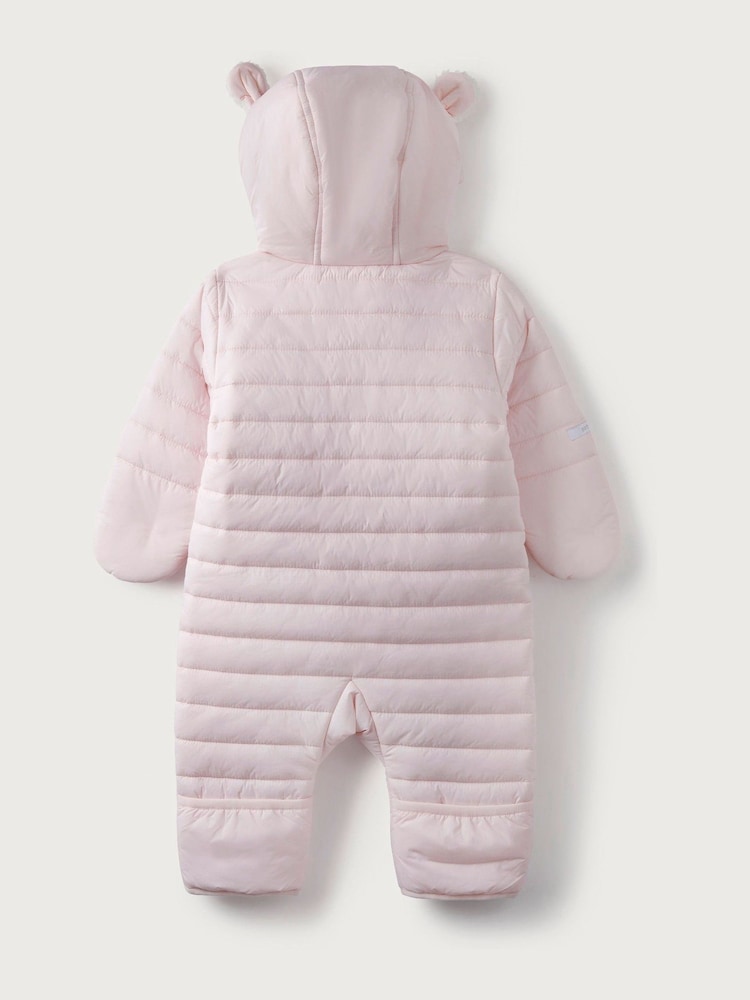 The White Company Bear Ears Quilted Toddler Pramsuit - Image 2 of 3