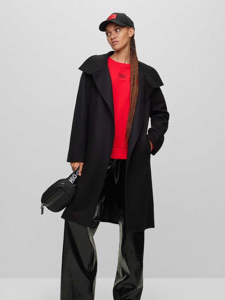 HUGO Pink Nakira Red Label 100% Cotton Sweatshirt - Image 2 of 5