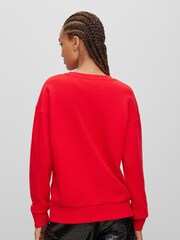 HUGO Pink Nakira Red Label 100% Cotton Sweatshirt - Image 4 of 5
