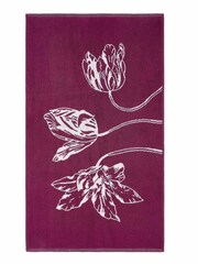 Ted Baker Pink Tulip 100% Cotton Bath Mat - Image 2 of 2