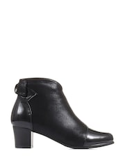 Pavers Wider Fitting Black Ankle Boots - Image 1 of 5