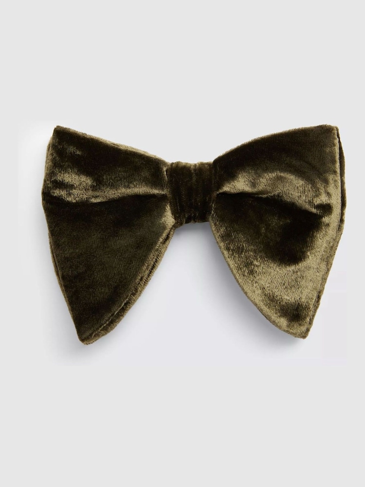 MOSS Green Floppy Bow Tie - Image 1 of 2