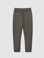 Reiss Olive Ali Senior Garment Dye Joggers - Image 2 of 5