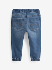 Mid Blue Denim Regular Fit Jogger Jeans With Comfort Stretch (3mths-7yrs) - Image 2 of 2