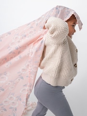 aden + anais Pink Essentials Silky Soft Muslin Blankets 2 Pack Stencil - Image 1 of 3