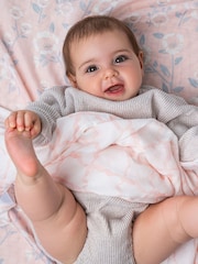 aden + anais Pink Essentials Silky Soft Muslin Blankets 2 Pack Stencil - Image 2 of 3