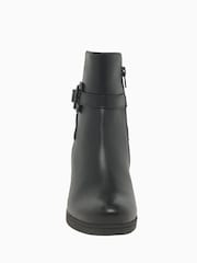 Gabor Wide Fit Vaad Black Leather Ankle Boots - Image 4 of 5