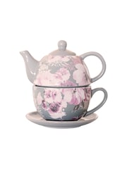 Catherine Lansfield Dramatic Floral Tea For One - Image 2 of 2