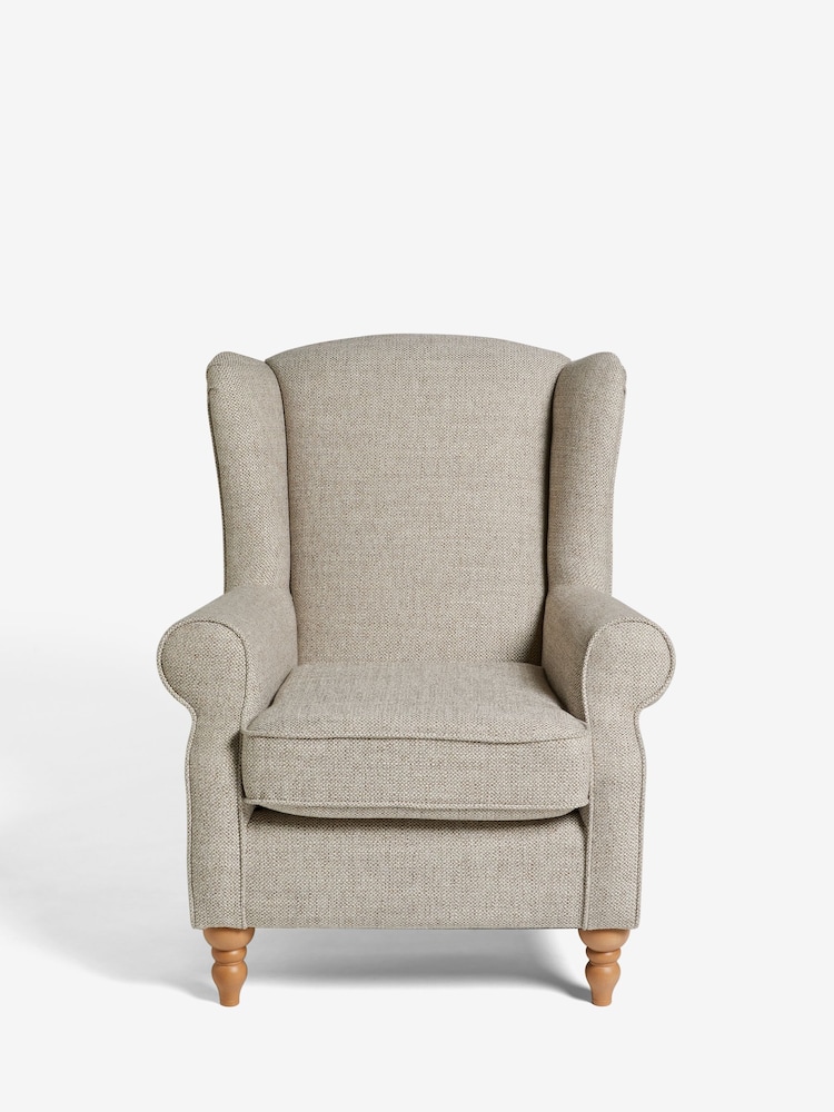 High Back Wingback Armchair Next Next Sherlock Grande Tan Leather