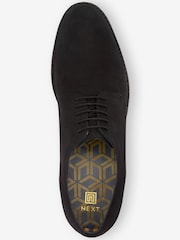 Black Leather Derby Shoes - Image 3 of 5