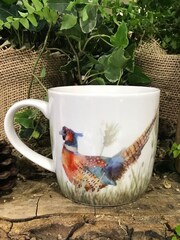 Kate of Kensington White Collection Pheasant In Grass Mug - Image 1 of 3