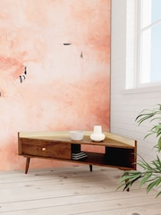 Swoon Light Brown Fresco TV Unit - Image 2 of 6
