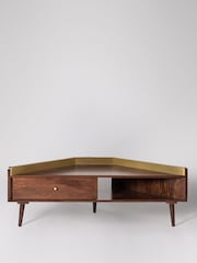 Swoon Light Brown Fresco TV Unit - Image 3 of 6