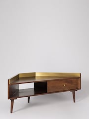 Swoon Light Brown Fresco TV Unit - Image 4 of 6