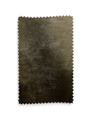 Olive Green Collection Luxe Heavyweight Lined Plush Velvet Pencil Pleat Curtains - Image 5 of 5